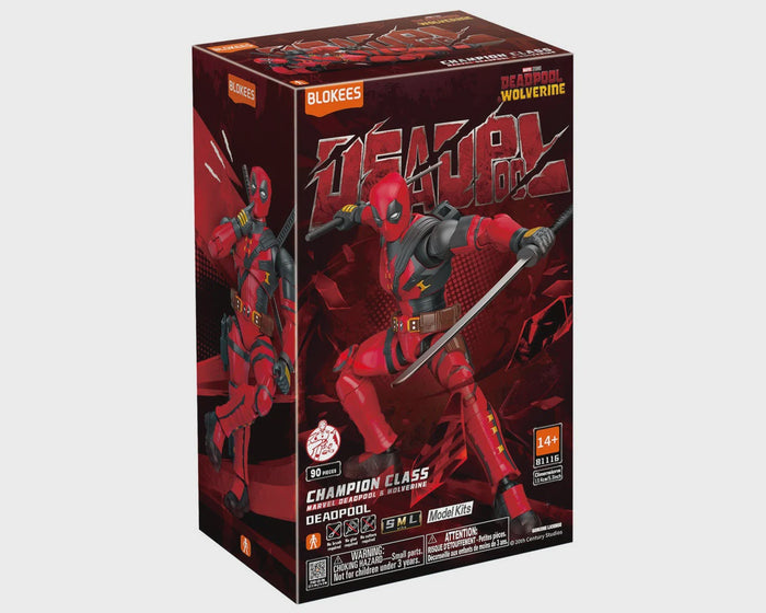 BKE81116-1 Blokees Marvel Studio's Deadpool & Wolverine Champion - Deadpool