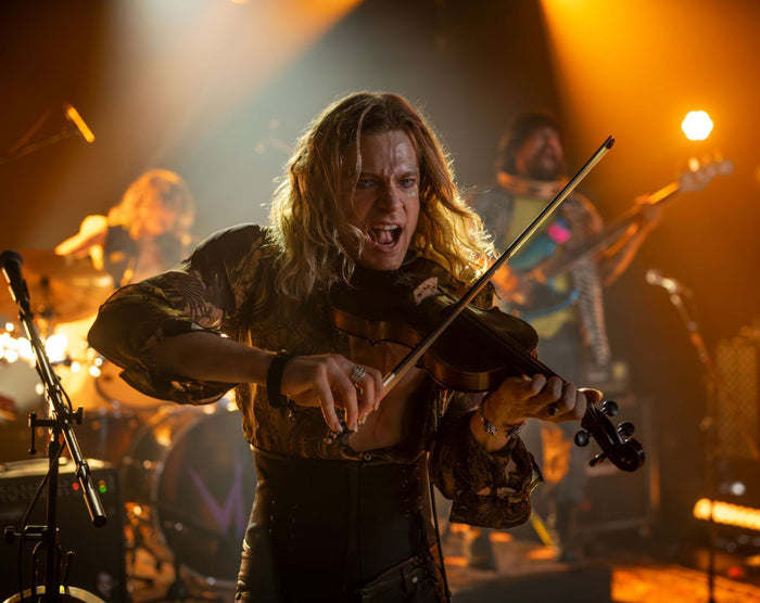 Lestat de Lioncourt playing violin on stage — The Vampire Lestat x AMC, Interview with the Vampire Season 3