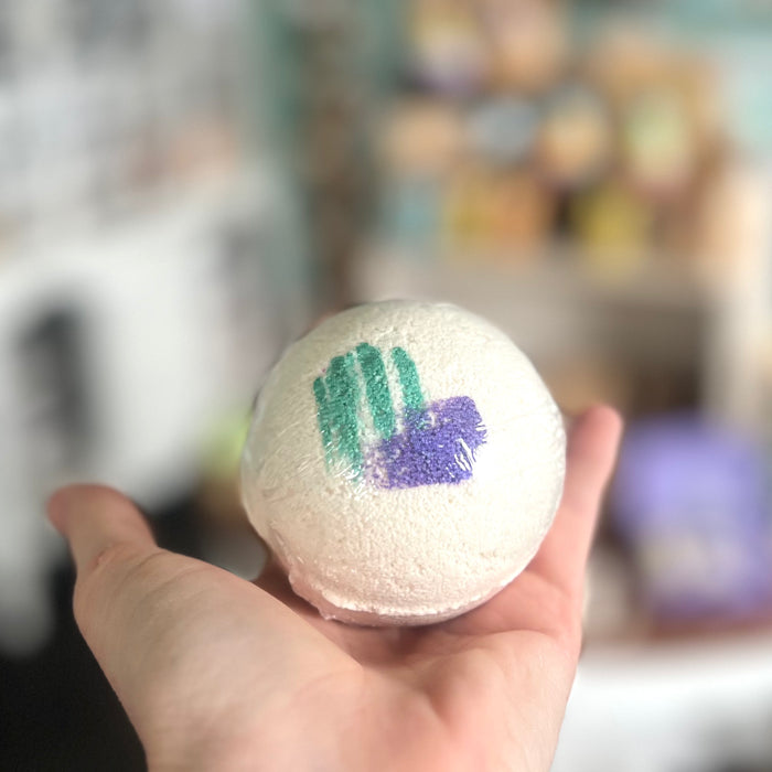 blackberry sage bath bombs