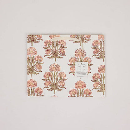 Block Printed Gift Bags (Medium) - Terracotta - Magnolia Lane co. Home + Garden + Gift