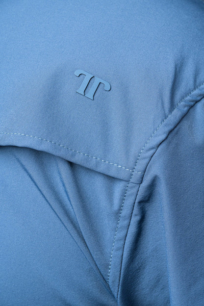 Blue Short Sleeve Pearl Snap Shirt by Ferrell