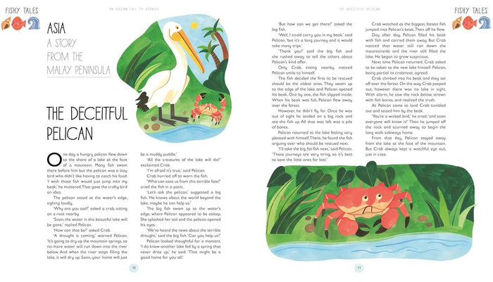 Book - Ocean Full Of Stories: 50 Folk Tales And Legends - Spread 1