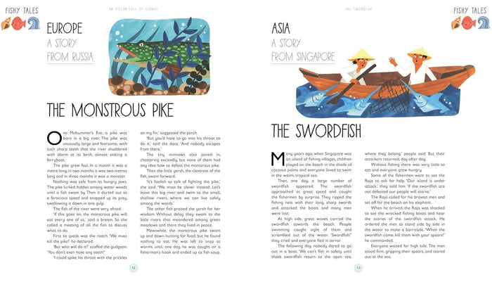 Book - Ocean Full Of Stories: 50 Folk Tales And Legends - Spread 2