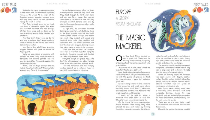 Book - Ocean Full Of Stories: 50 Folk Tales And Legends - Spread 3