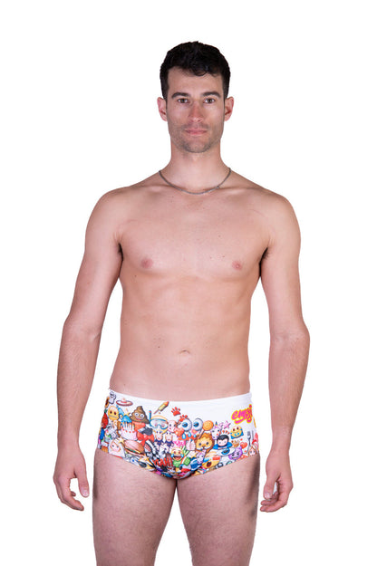 Boxer de bain - Emoji Big Wave
