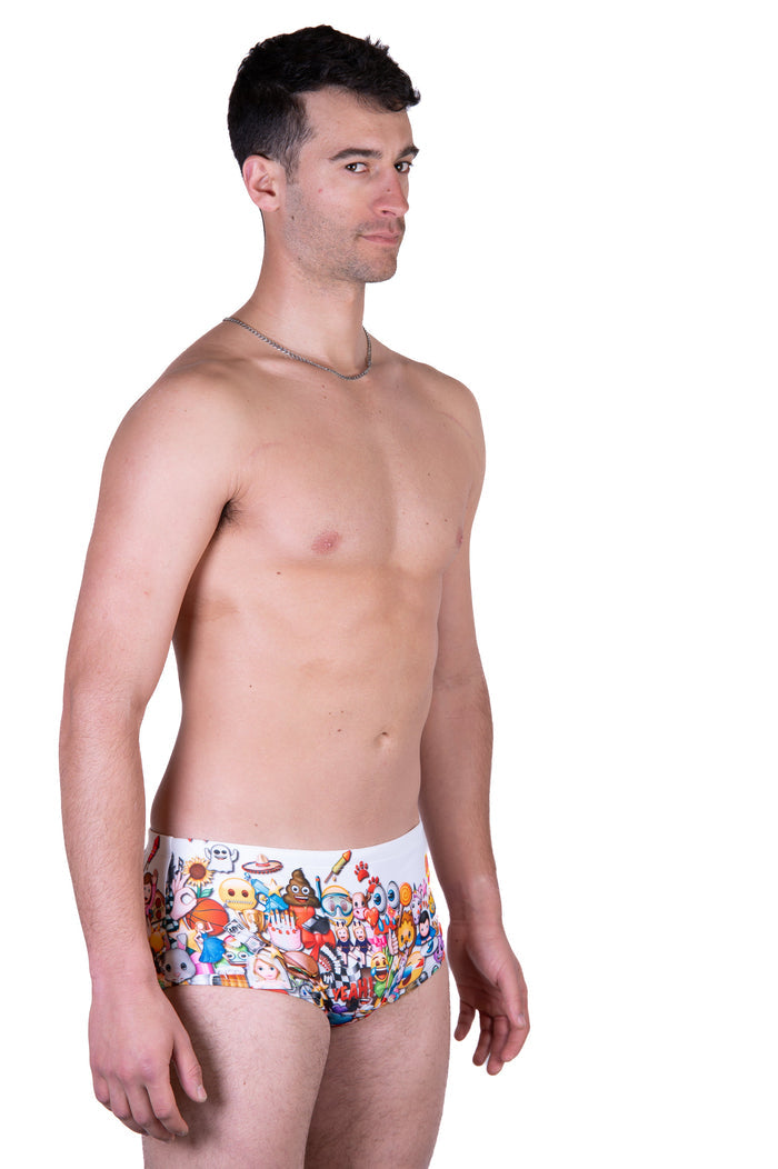 Boxer de bain - Emoji Big Wave