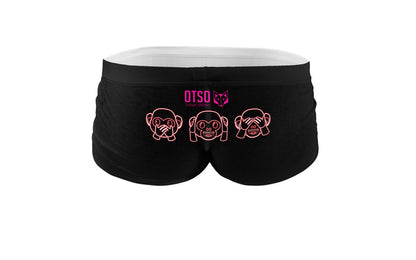 Boxer de bain - Emoji Monkey Neon