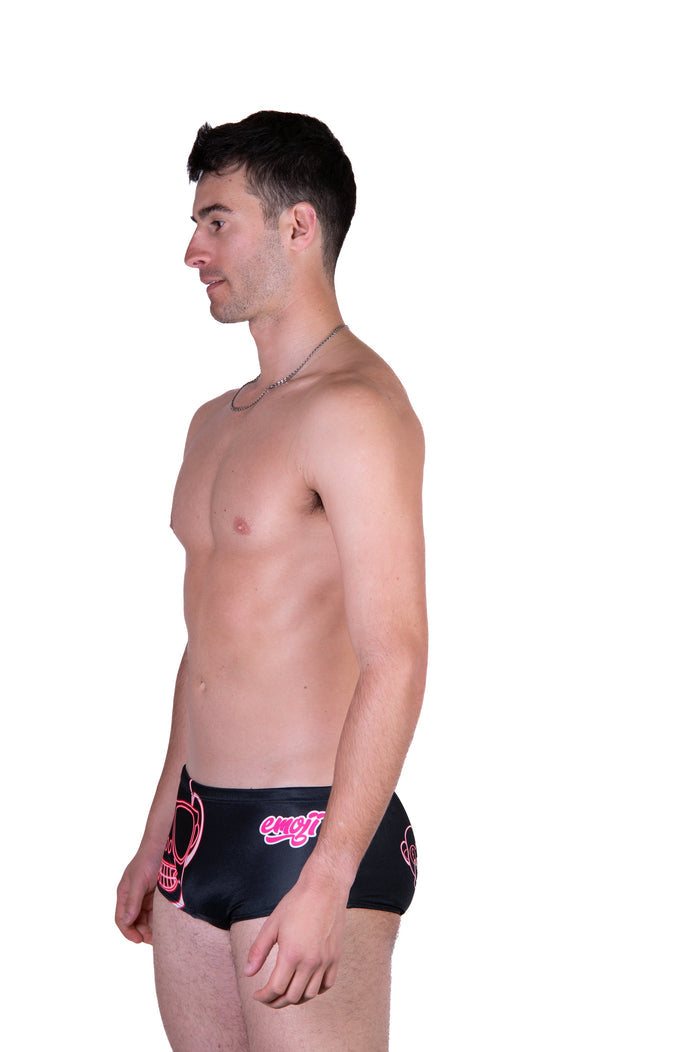 Boxer de bain - Emoji Monkey Neon