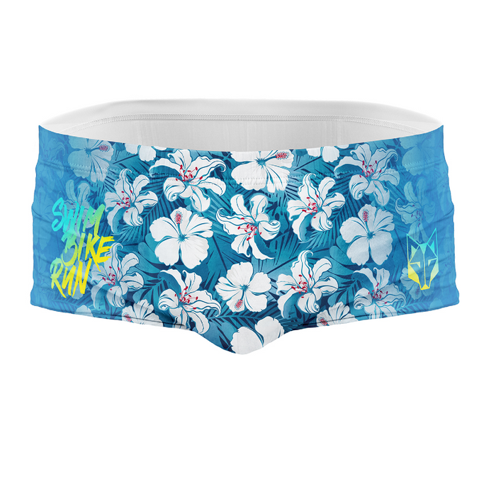 Boxer de bain - Swim Bike Run Flower