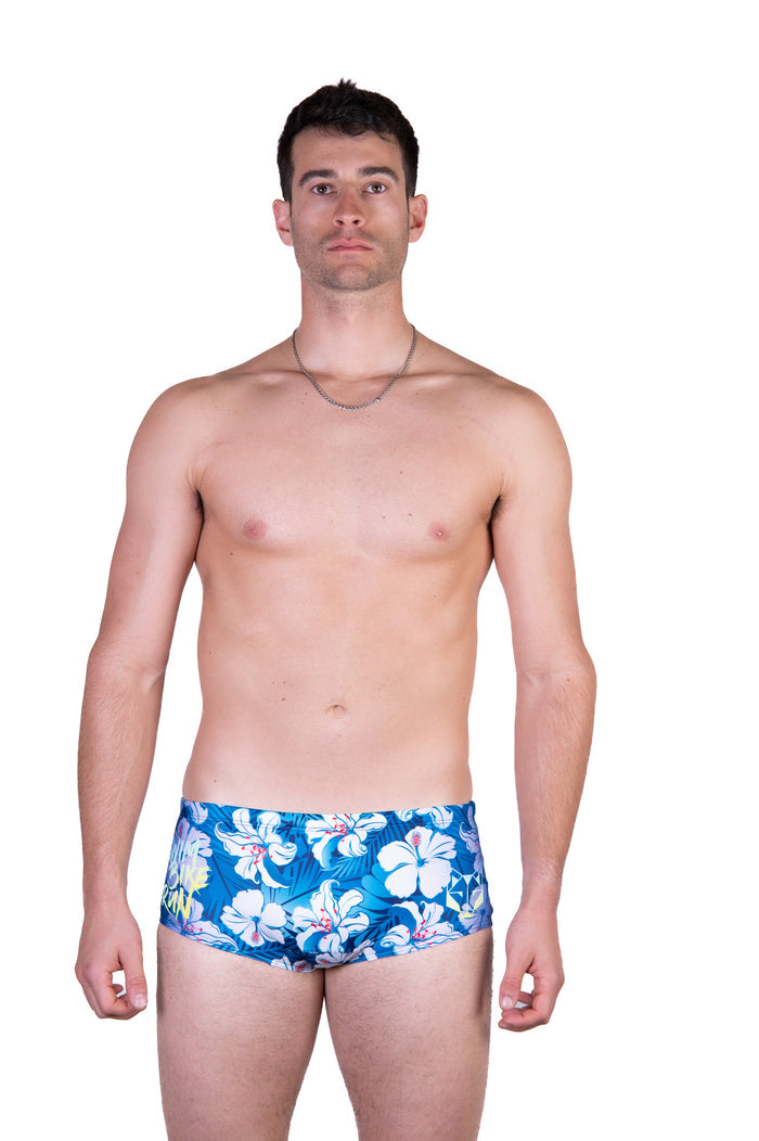 Boxer de bain - Swim Bike Run Flower