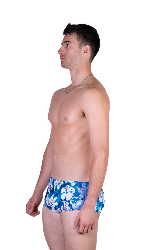 Boxer de bain - Swim Bike Run Flower