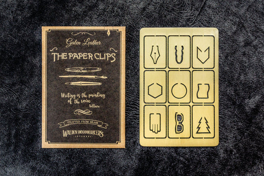 Brass Paper Clip Set