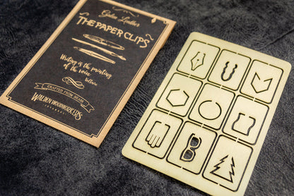 Brass Paper Clip Set