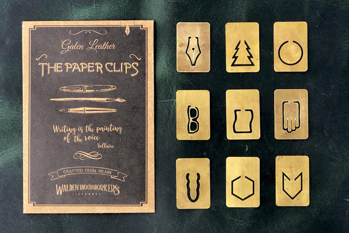 Brass Paper Clip Set