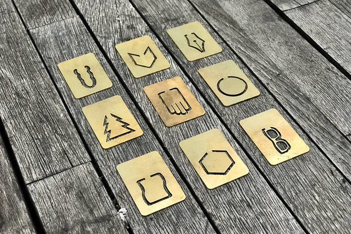 Brass Paper Clip Set