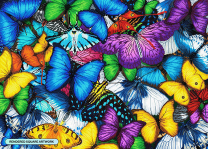 Butterflies - Diamond Art Club DIY Kit