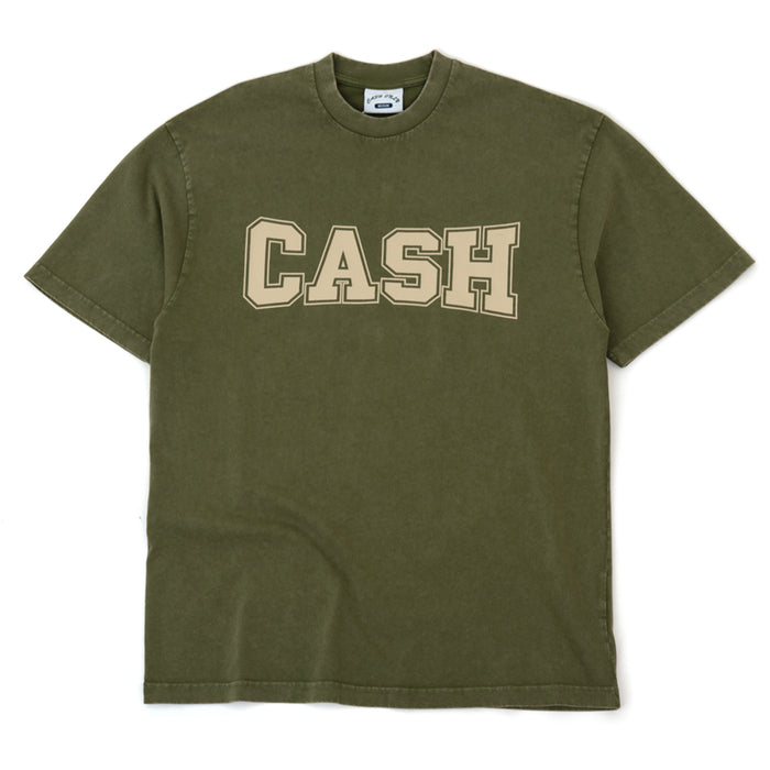 Campus S/S T-Shirt (Washed Olive) (S)