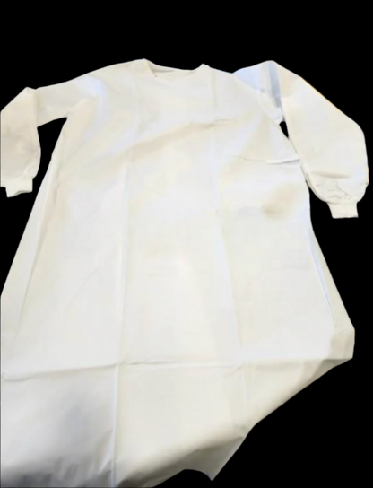 Canadian Polypropylene Disposable Gowns – White | Bulk Buy & Single Units