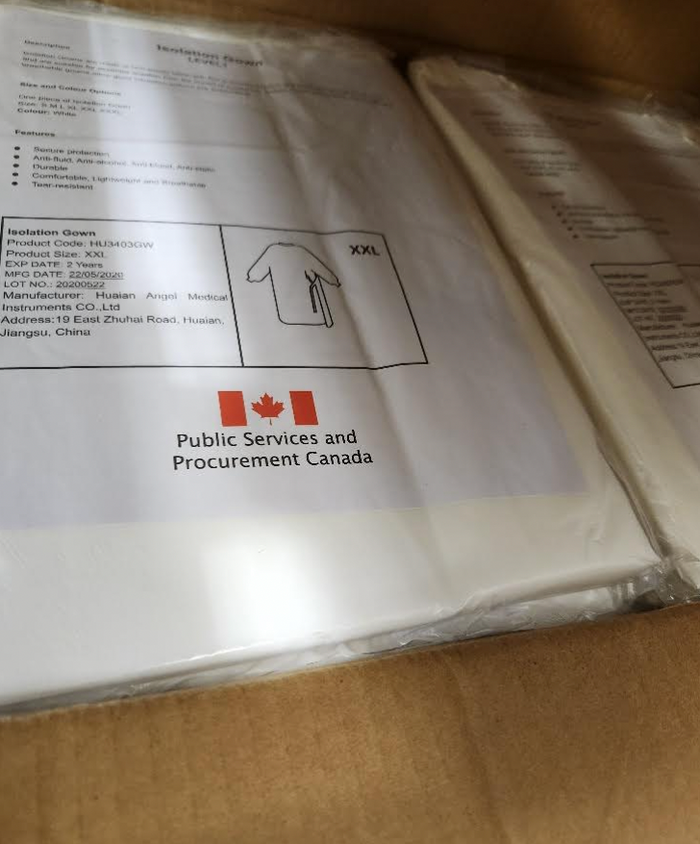 Canadian Polypropylene Disposable Gowns – White | Bulk Buy & Single Units