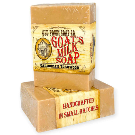 Caribbean Teakwood -Goat's Milk Soap - Old Town Soap Co.