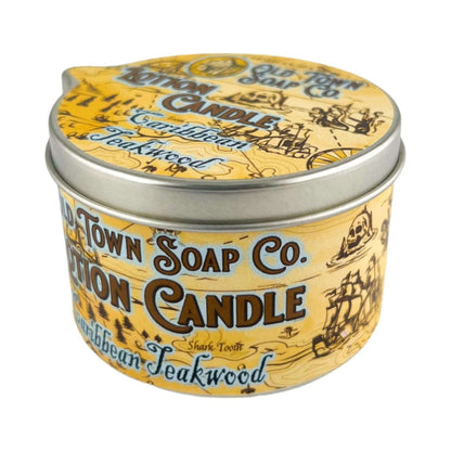 Caribbean Teakwood Lotion Candle - Old Town Soap Co.