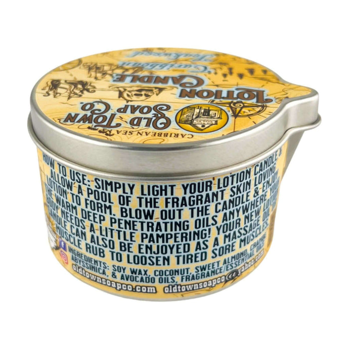 Caribbean Teakwood Lotion Candle - Old Town Soap Co.