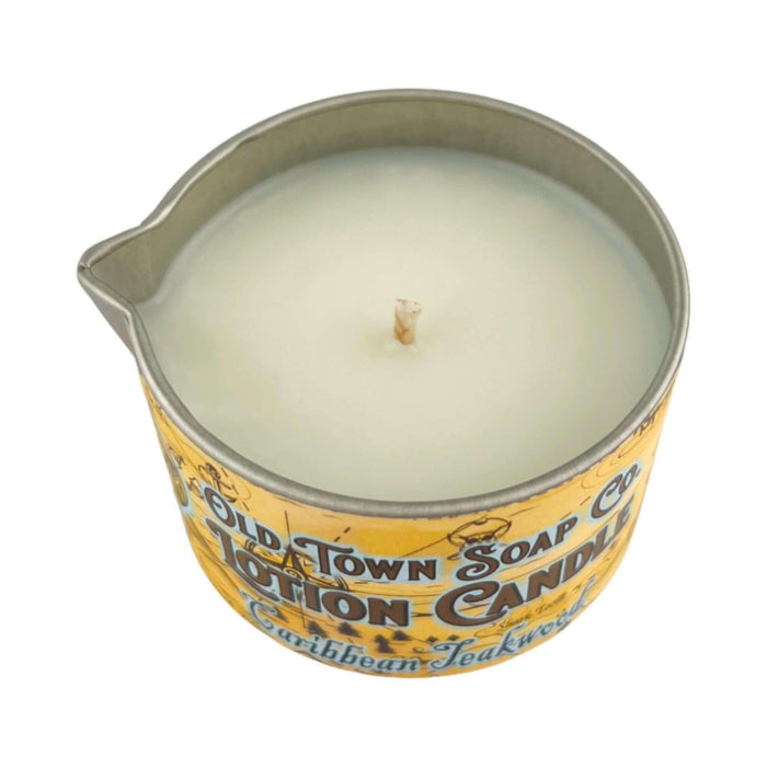 Caribbean Teakwood Lotion Candle - Old Town Soap Co.