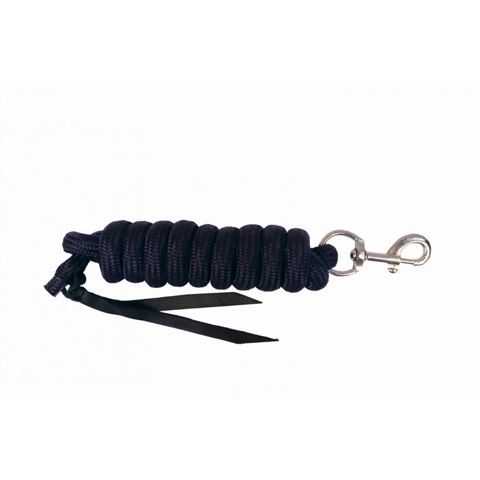 Cavalier Solid Colour PP lead with Leather Straps