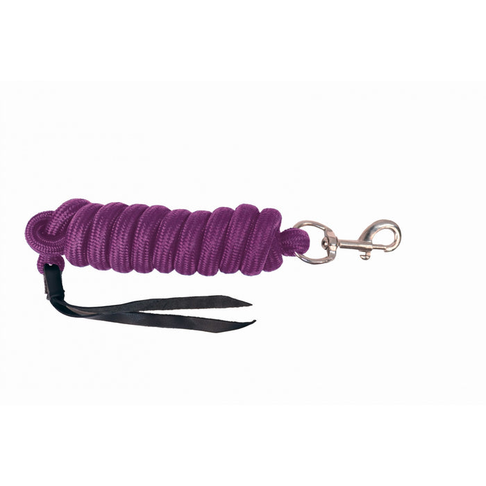 Cavalier Solid Colour PP lead with Leather Straps