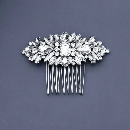 Wedding Hair Accessories - Silver Crystal Bridal Hair Comb