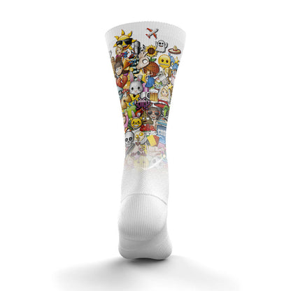 Chaussettes sublimées - Emoji Big Wave
