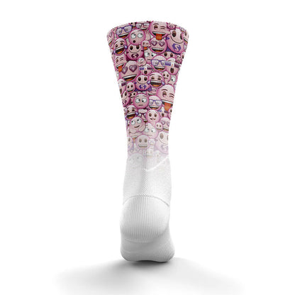 Chaussettes sublimées - Emoji Classic Pink