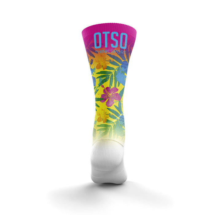 Chaussettes sublimées - Floral Pink