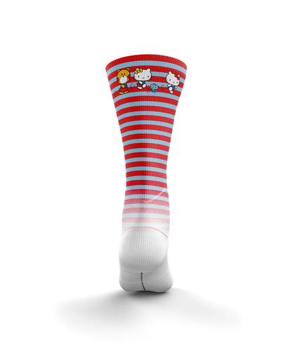 Chaussettes sublimées - Hello Kitty Stripes