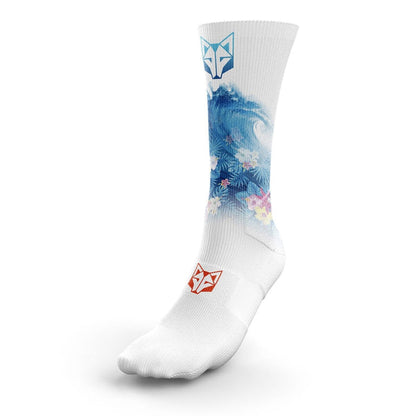 Chaussettes sublimées - Swim Bike Run Wave