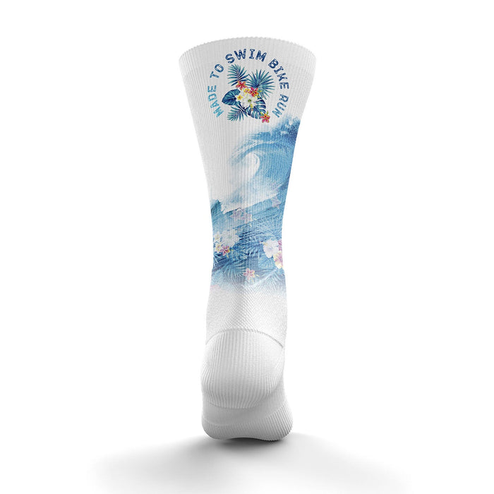 Chaussettes sublimées - Swim Bike Run Wave