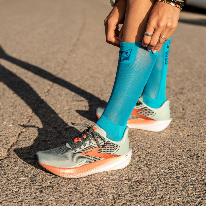 Chaussettes UltraLight- Fluo Blue