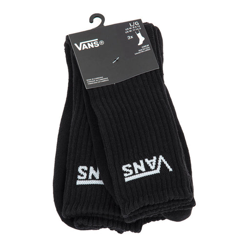 Classic Crew Socks 3-Pack (Black) VBU