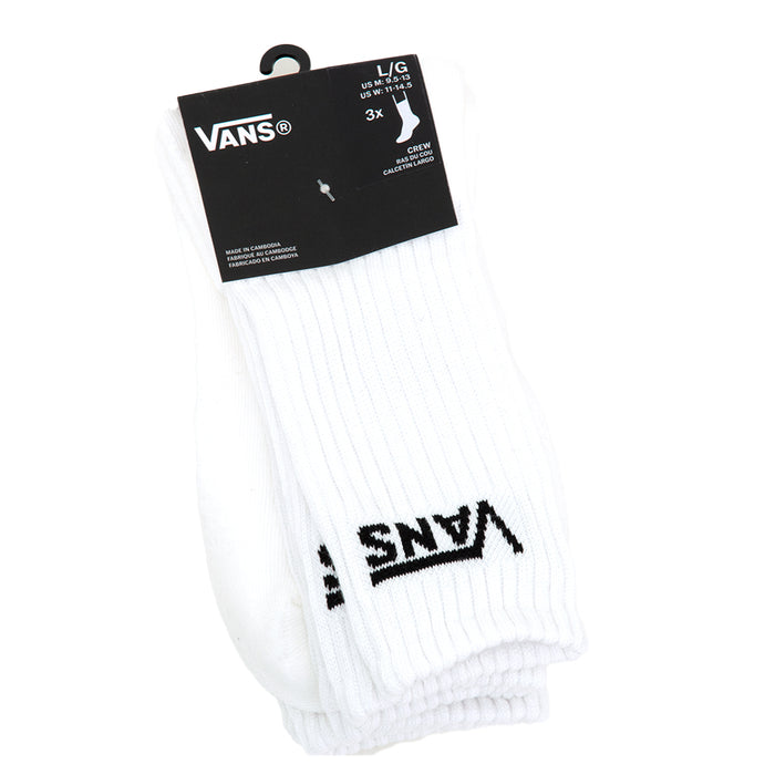 Classic Crew Socks 3-Pack (White) VBU