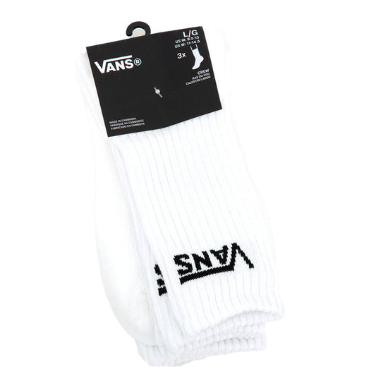 Classic Crew Socks 3-Pack (White) VBU