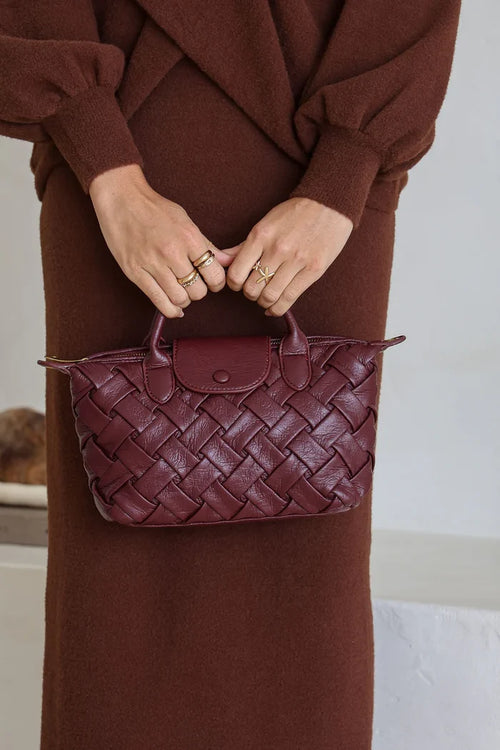 Classic Platted Crossbody Bag