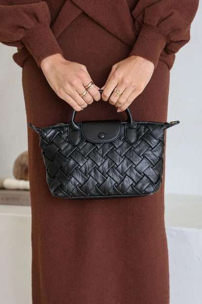 Classic Platted Crossbody Bag