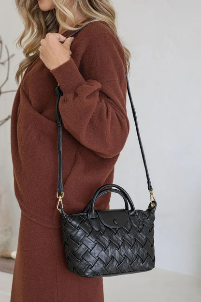 Classic Platted Crossbody Bag