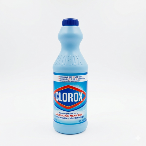 Clorox bottle on a white background