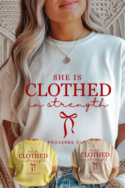 Clothes in Strength Graphic Tee