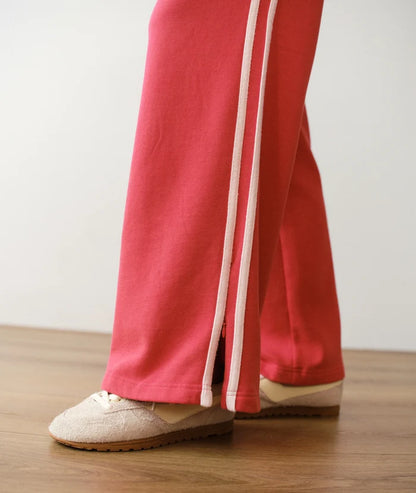 Cloud 9 Fleece Track Pant Faded Ruby
