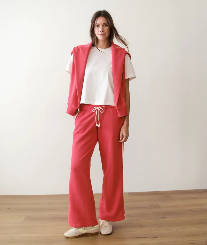 Cloud 9 Fleece Track Pant Faded Ruby
