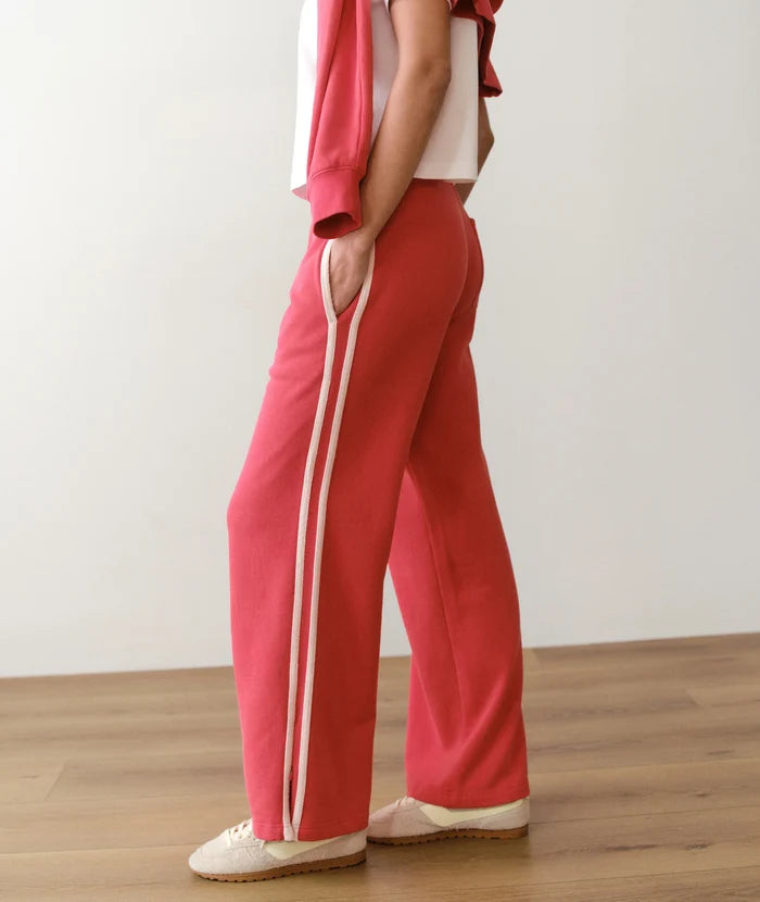 Cloud 9 Fleece Track Pant Faded Ruby