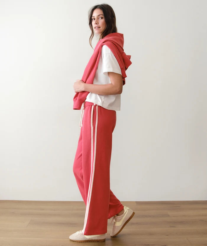 Cloud 9 Fleece Track Pant Faded Ruby