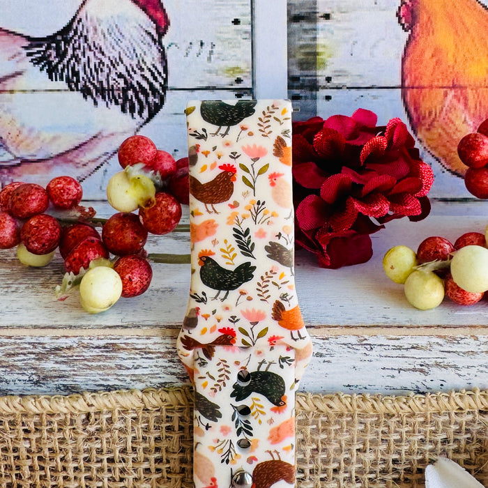 Cluckin' Cute Print Silicone Band For Samsung Watch